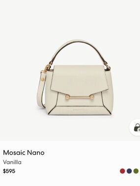 $595 NWT STRATHBERRY MOSAIC NANO VANILLA